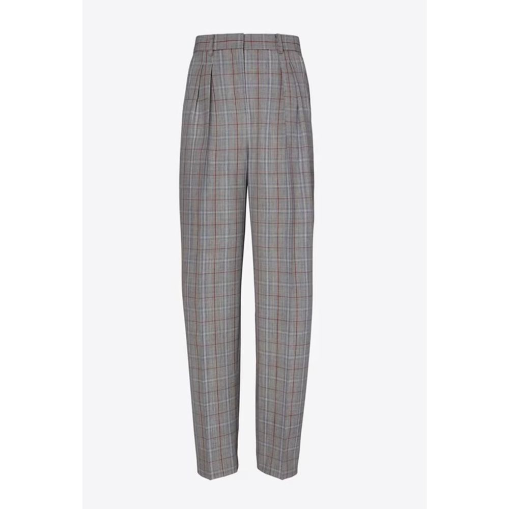 TORY BURCH Plaid Wool Trouser Size 8 NWOT